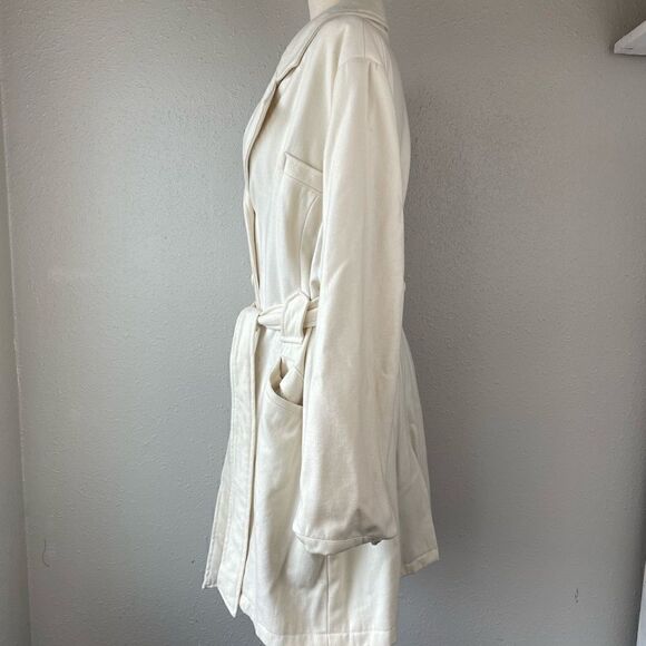 Merona Wool Blend Belted Over Coat Size 3 EUC - Picture 3 of 9
